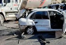 Colisión múltiple en México deja 5 muertos y al menos 15 heridos Colisión múltiple en México deja 5 muertos y al menos 15 heridos
