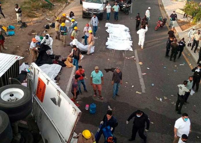 Migrantes heridos tras accidente en Chiapas se esconden para no ser deportados