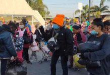 Centenares de migrantes emprende su último tramo hacia México Centenares de migrantes emprende su último tramo hacia México