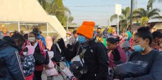 Centenares de migrantes emprende su último tramo hacia México