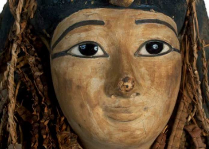 Imagen de la momia real del faraón Amenhotep I en Egipto