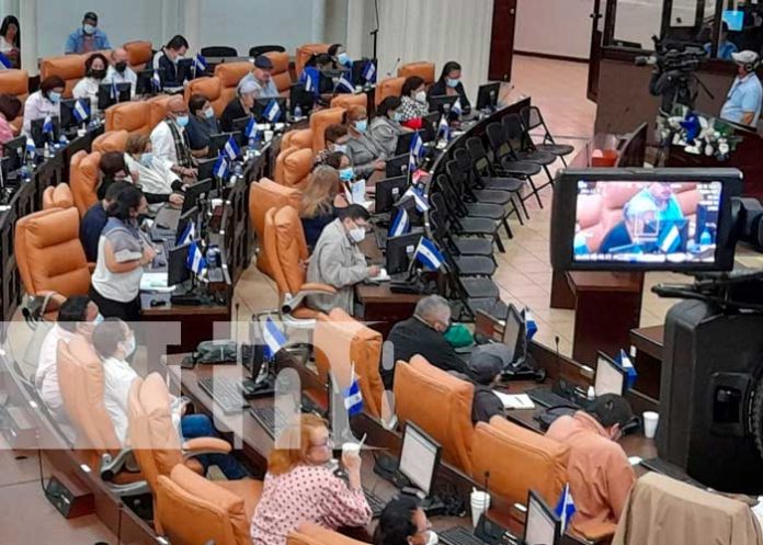 Sesión desde el Parlamento de Nicaragua