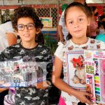 Con alegría niñez de Nueva Segovia reciben juguetes Niños de Nueva Segovia reciben sus juguetes