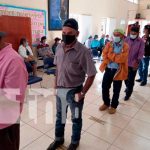 Pago de pensiones en sucursal del INSS en Jinotega