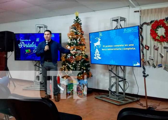 Invitación al concurso de postales navideñas en Nicaragua