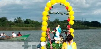 Purísima acuática en Tipitapa