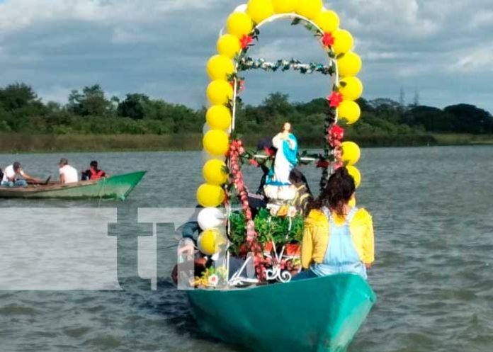 Purísima acuática en Tipitapa