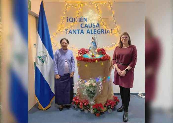 Nicaragüenses celebran la Purísima en Berlín