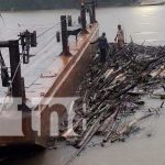 Crecida del Río Wawa, en Bilwi, por fuertes lluvias