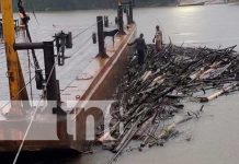 Lluvias en el Caribe Norte obstaculizan el paso por el Río Wawa, en Bilwi Crecida del Río Wawa, en Bilwi, por fuertes lluvias
