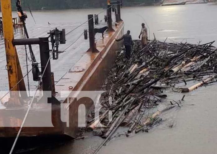 Crecida del Río Wawa, en Bilwi, por fuertes lluvias