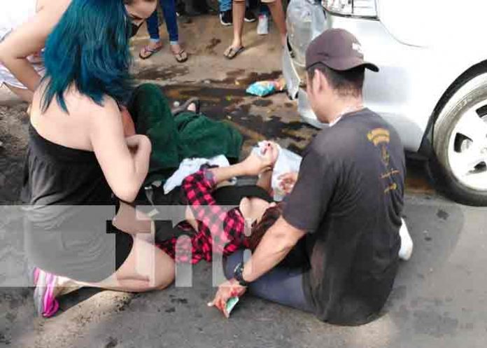 Joven es atropellada por taxista ebrio en el barrio San Judas