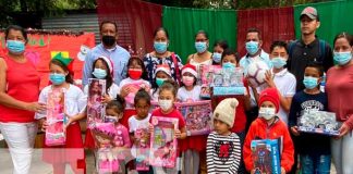 Niños de Somoto reciben juguetes por parte del Gobierno