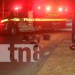 Motociclista muere al estrellarse contra un carretón en Tiscapa, Managua Motociclista muere al estrellarse contra un carretón en Tiscapa, Managua