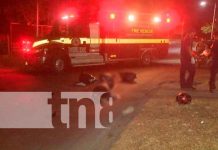 Motociclista muere al estrellarse contra un carretón en Tiscapa, Managua Motociclista muere al estrellarse contra un carretón en Tiscapa, Managua
