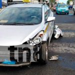 Accidente de tránsito en Carretera Norte, Managua