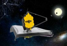 La impresionante tecnología detrás del Telescopio Espacial Webb Ilustración del telescopio espacial Webb