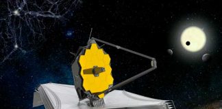 Ilustración del telescopio espacial Webb