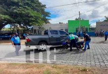 Accidente de tránsito en Managua cobra la vida de inspectora policial Escena del mortal accidente de tránsito en Managua