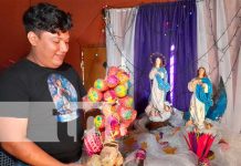 Joven devoto asume compromiso de seguir celebrando a la Virgen en Ciudad Sandino Tradición y devoción a la Virgen de una familia en Ciudad Sandino