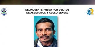 Diapositiva de la Policía en el Triángulo Minero de Nicaragua