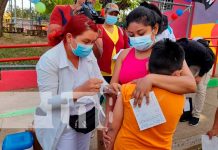MINSA visita 1 mil 500 hogares en el barrio Naciones Unidas, Managua Jornada de vacunación contra el COVID-19 en Managua
