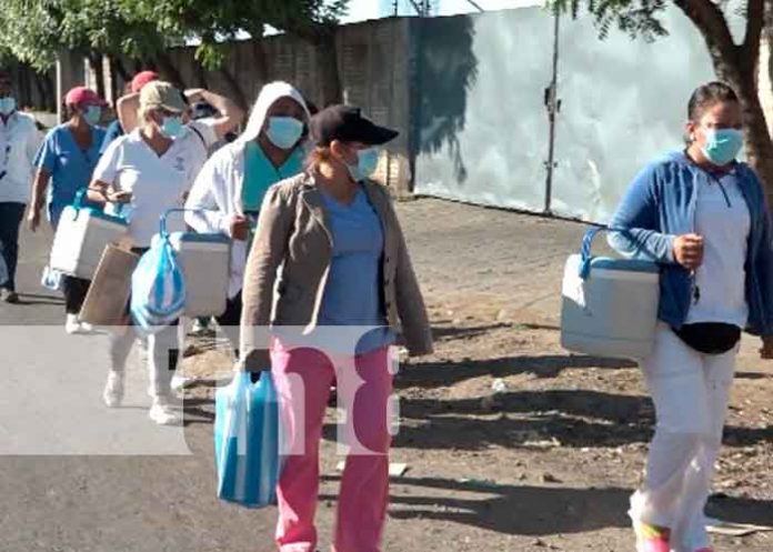 Vacunación casa a casa contra el Covid-19 continúa firme en Nicaragua