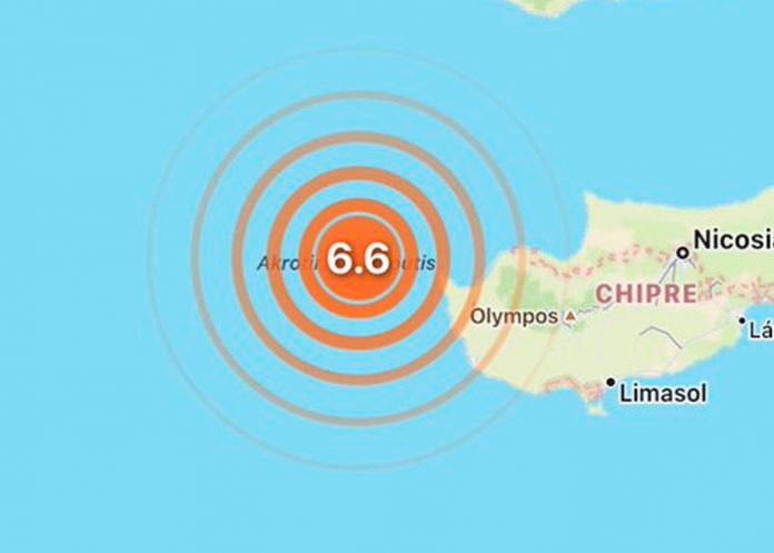 Sismo de 6.6 de magnitud sacude las costas de Chipre