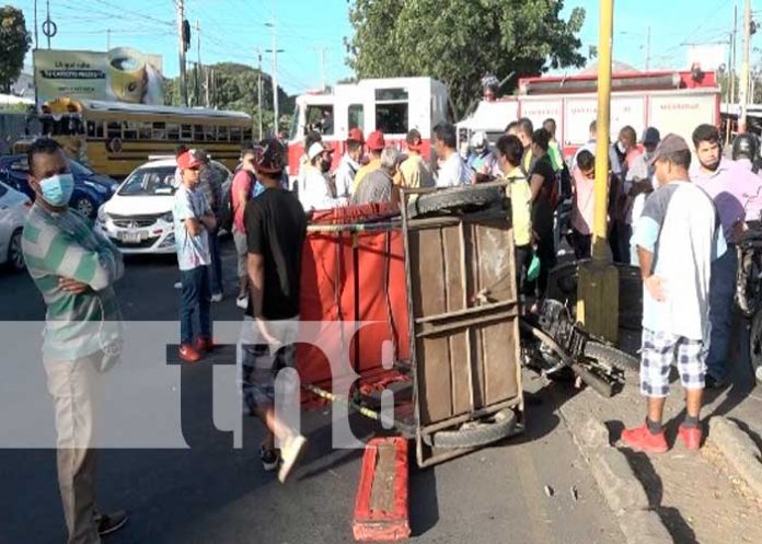 Caponero víctima de accidente de tránsito