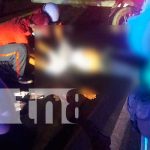 Motociclista fallece tras impactar contra una rastra en Carazo Motociclista fallece tras impactar contra una rastra en Carazo