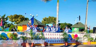 Realizan tardeada infantil en el Puerto Salvador Allende, Managua