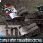 Mortal accidente dejó 5 fallecidos en La Garita Norte, Managua Mortal accidente de tránsito dejó 5 fallecidos en La Garita Norte