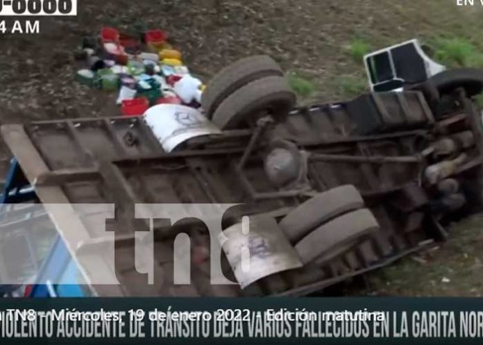 Mortal accidente de tránsito dejó 5 fallecidos en La Garita Norte