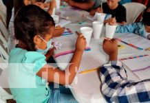 Familias disfrutan actividades económicas en el Parque de Ferias, Managua