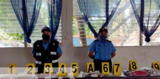 Policía Nacional en Chontales dió a conocer la incautó 3 kilos de cocaína en Chontales