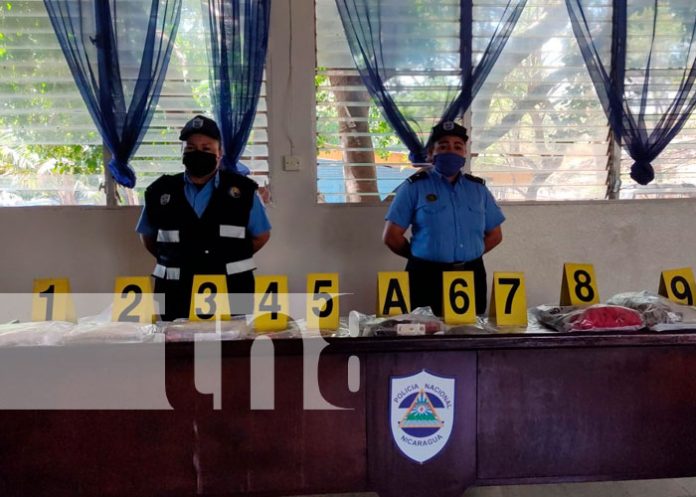 1 Policía Nacional en Chontales dió a conocer la incautó 3 kilos de cocaína en Chontales