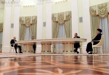 Presidente Vladimir Putin recibe a su homólogo iraní en Moscú Presidente Vladimir Putin recibe a su homólogo iraní en Moscú