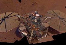 InSight fue azotado por una tormenta en Marte y está en modo seguro InSight fue azotado por una tormenta en Marte y está en modo seguro.
