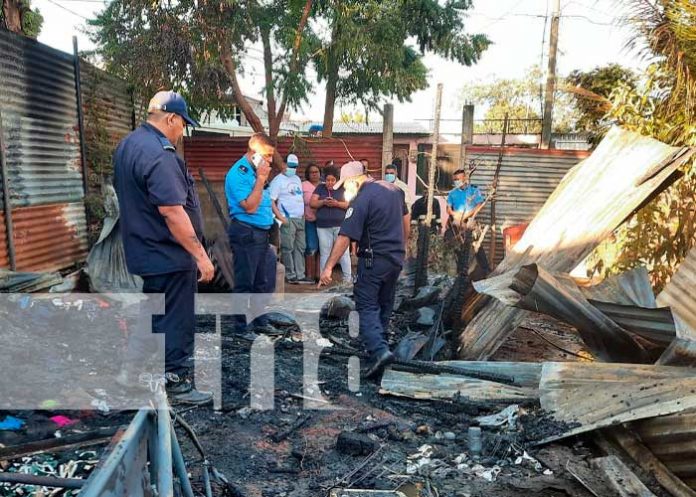 Siniestro deja a la intemperie a un ciudadano de Managua