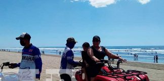 Familias disfrutan en las playas de Pochomil y Masachapa