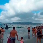 Un helicóptero y tres tripulantes se desploman en Brasil Un helicóptero y tres tripulantes se desploman en Brasil