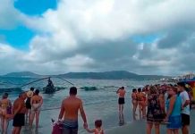 Un helicóptero y tres tripulantes se desploman en Brasil
