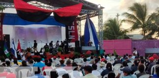 Familias de Bilwi celebran la toma de posesión del Comandante Daniel