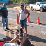 Muere motociclista en violento accidente en la Carretera Granada-Masaya Muere motociclista en violento accidente en la Carretera Granada-Masaya