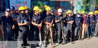 Bomberos sofocan incendio forestal en el cerro Mostastepe