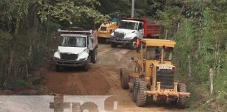 Rehabilitan 9 kilómetros de camino rural en Matiguas, Matagalpa