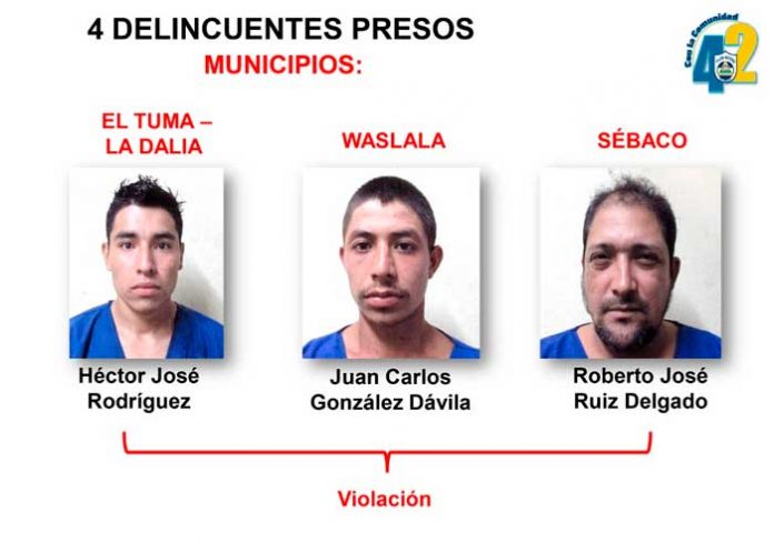 Detienen a 14 delincuentes entre ellos, 4 asesinos en Matagalpa
