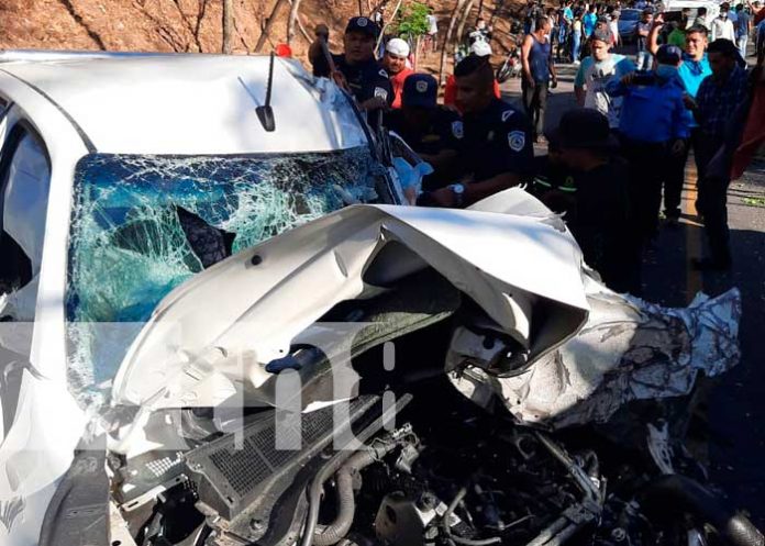 Brutal accidente deja un muerto y dos lesionados en Madriz