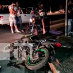 Managua: Irrespetar la señal de alto «les costó caro» y terminan lesionados Managua: Irrespetan la señal de alto y terminan lesionados
