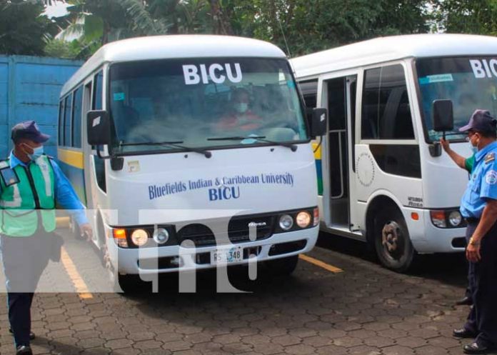 Realizan inspección mecánica en buses escolares en Bluefields